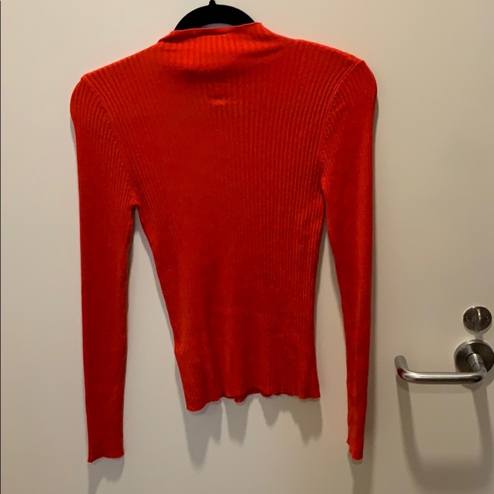 Topshop Side Button Rib Sweater - Picture 8 of 8